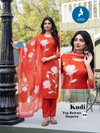 Kudi By Kaya Roman Glass Surat Kurti With Bottom Dupatta Wholesale Market
